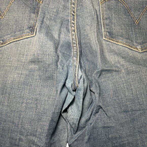 Levi's Women's Blue Mid Rise Skinny Jeans Size 12 - Picture 6 of 7